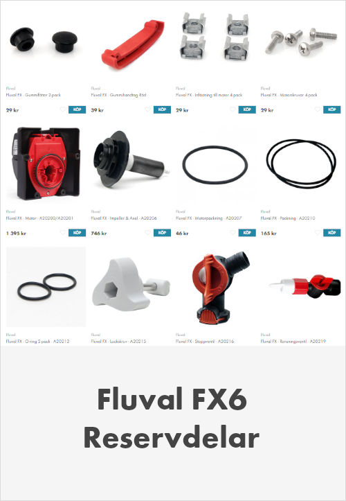 Fluval FX6 Reservdelar